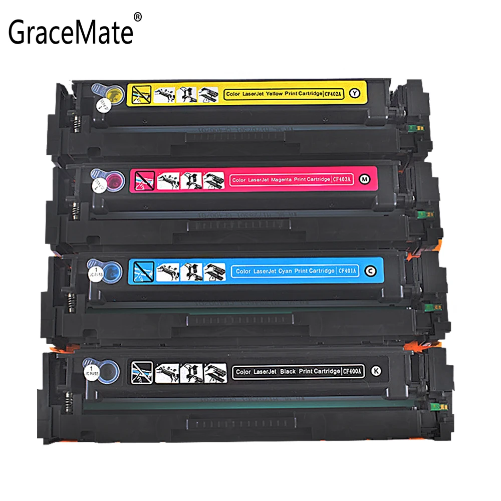 Тонер картридж GraceMate 202A CF500A CF501A CF502A CF503A совместимый с HP M254dw M254nw M280 M280nw M281cdw M281fdn