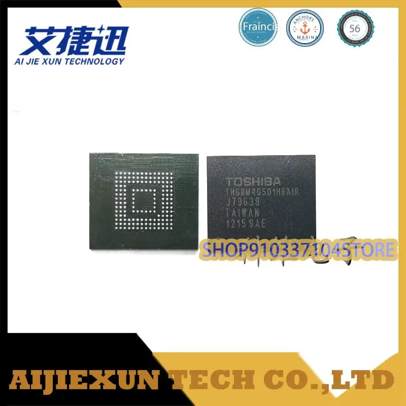 2pcs/lot THGBM4G5D1HBAIR 153pins 4G memory IC chips new and origianl