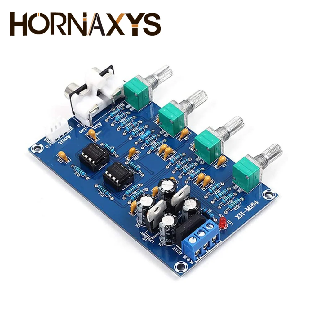 XH-M164 NE5532 Stereo Pre-усилитель предусилитель Tone Board Audio 4 усилитель каналов Module 4CH Control