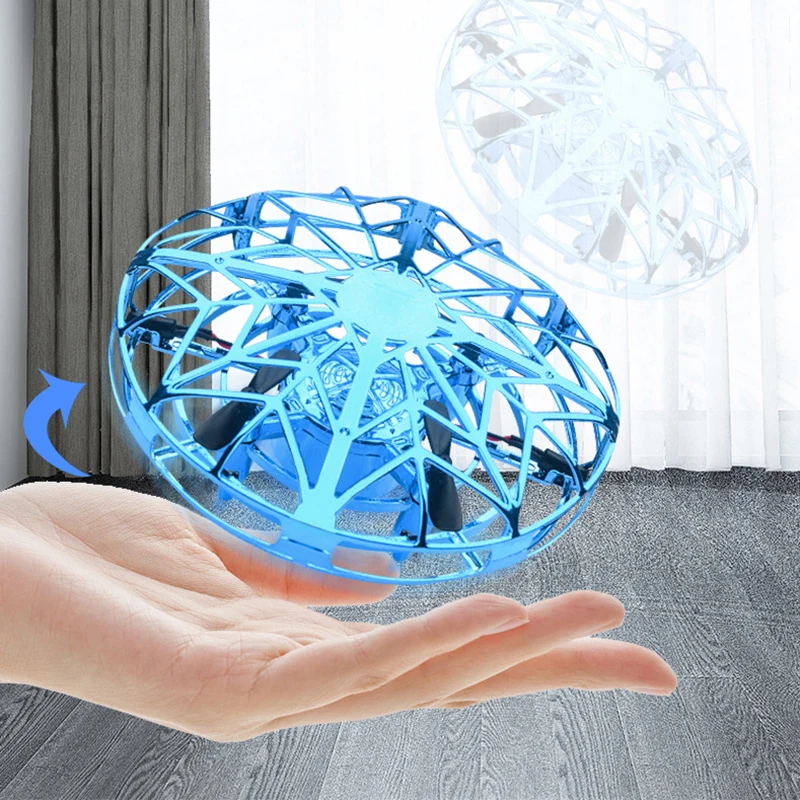 Мини Дрон НЛО игрушки инфракрасный датчик управления летающий самолет