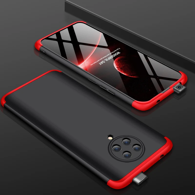 

For Xiaomi Redmi K30 Pro Case 360 Degree Full Body Hard Cover Case For Redmi K30 Pro Hybrid Shockproof Case + Protective Film