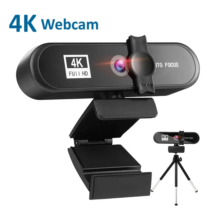 

1080P 2K 4K Webcam With MIC Conference PC Webcam Autofocus USB Web Camera Laptop Desktop for Office Meeting Home Full HD Webcam