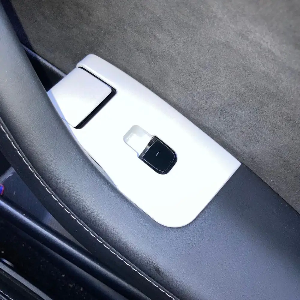 14 шт. жемчужно белый для Tesla Model 3 панель подлокотника межкомнатных дверей и окон
