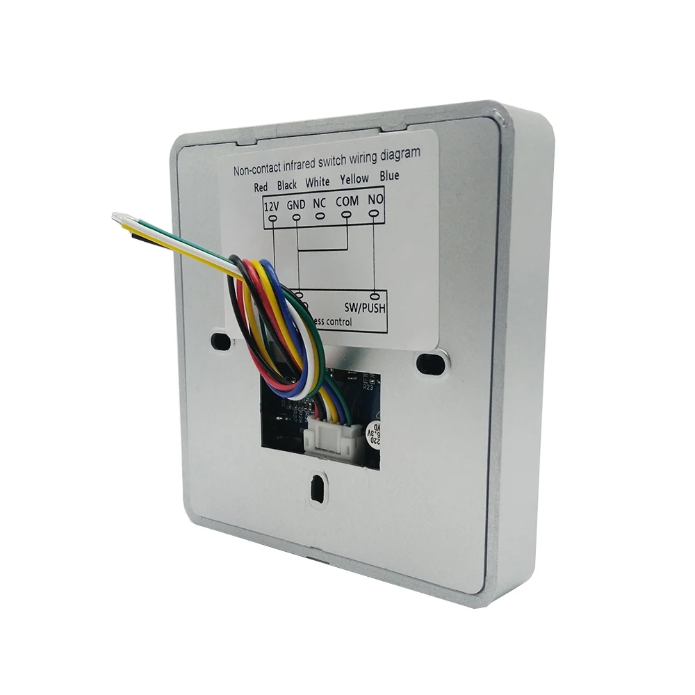 Кнопочный выключатель без сенсорного экрана со светодиодсветильник кой для