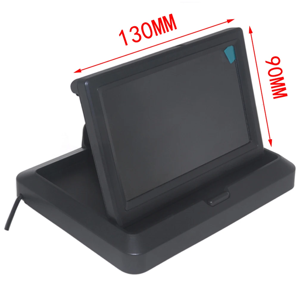 5.0&quot Color CCD Car Display 5 Inch Folding New Digital Screen 2 Channel Video Input DVD Player DC 12/24V Monitor | Автомобили и