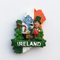 qiqipp ireland creative tourist souvenirs crafts magnetic stickers refrigerator stickers