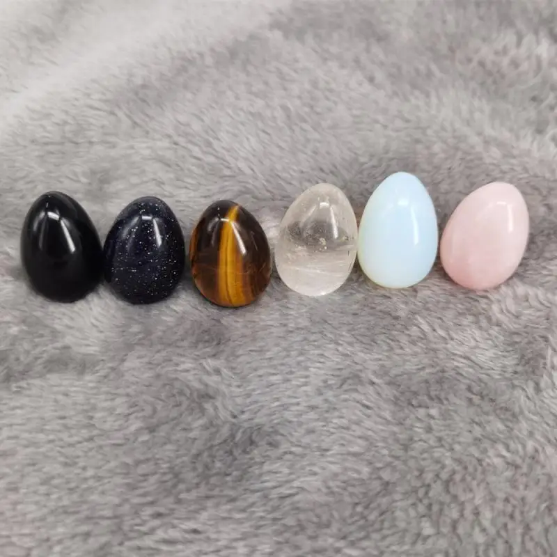 

Easter Egg Happy Easter Decorations Egg Shaped Toy Gemstone Decoration Stone DIY Craft Kids Gift Favor Home Decor Easter Party