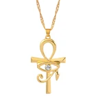 Египетский Анкх ожерелье с подвеской-крестом для женщин и мужчин, амулет с символом жизни, ожерелья-кресты, африканские ювелирные изделия, подарки
