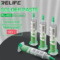 relife rl 403 10cc high quality solder paste flux no clean soldering paste solder tin for soldering iron