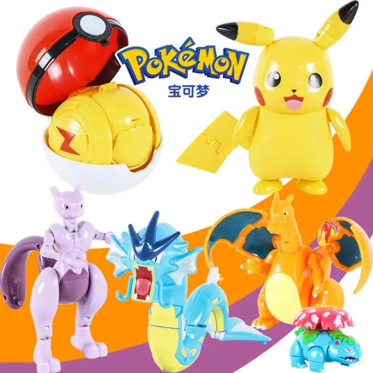 

TOMY Pokemon Elf шар покебол Pikachu Карманный Монстр вариант игрушка фигурка модель игрушки Детская игра Косплей игрушка подарок