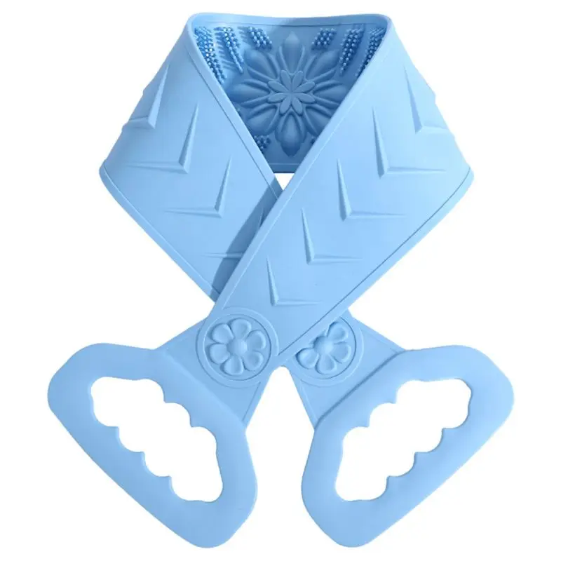 

Multifunctional Silicone Double Sided Back Scrubber Bathroom Shower Body Clean U2JD