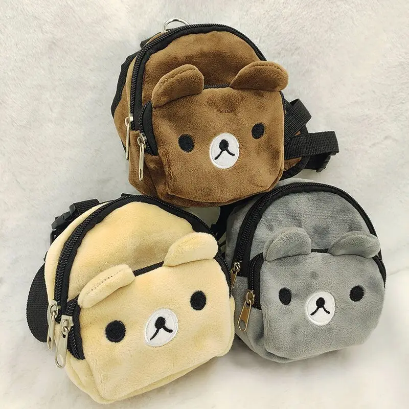 

Pet backpack go out portable pet Teddy dog snack bag cute schoolbag