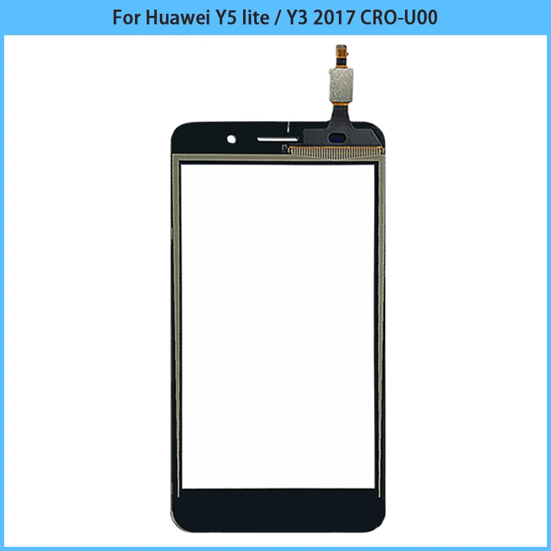 Новый сенсорный экран Y5 Lite для Huawei / Y3 2017 CRO-U00 L02 L22 сенсорная панель дигитайзер