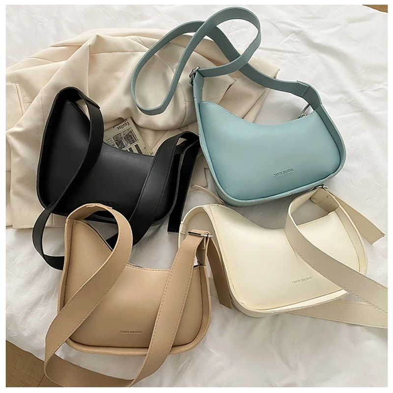 

Retro Shaped Handbag,9 Inch Baguette Bag,Pu Shoulder Bag,Women Fashion Cross-body Bag