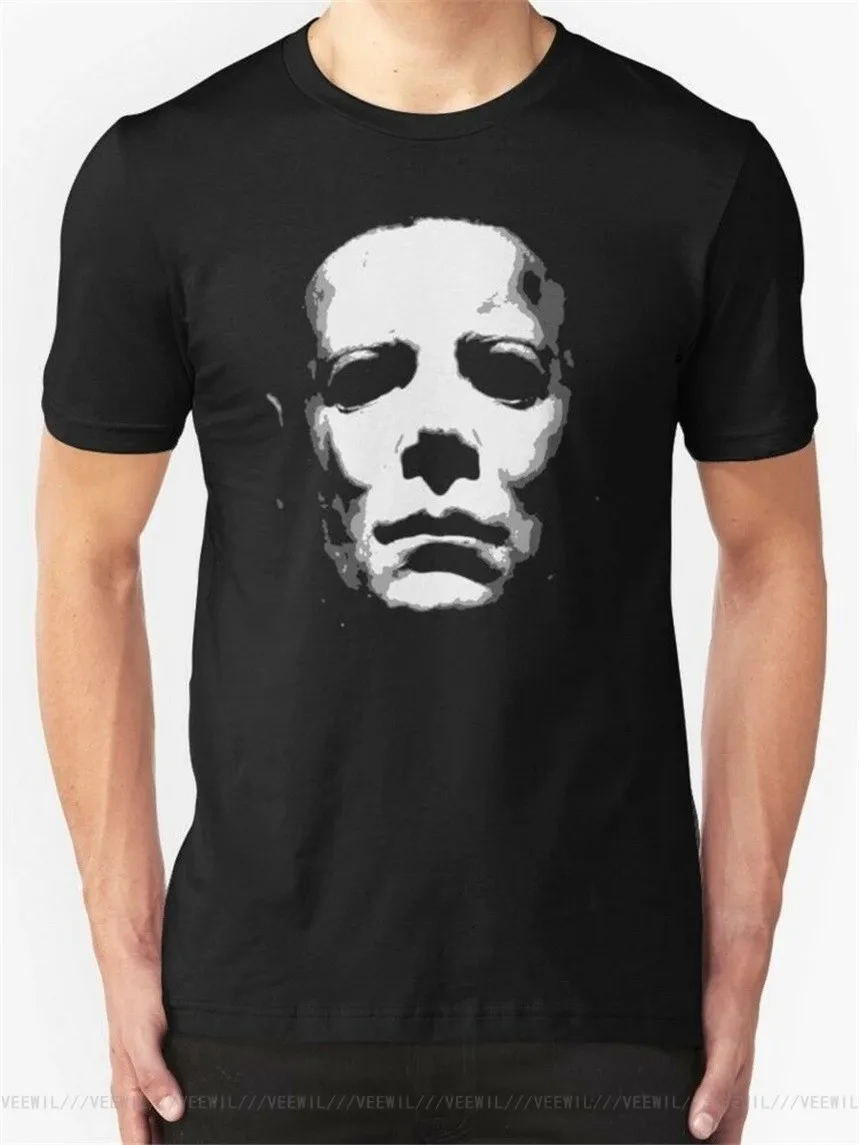 

Футболка На Хэллоуин Майкл Майерс из фильма «ужасы», классические ретро топы с быстрой доставкой, футболка