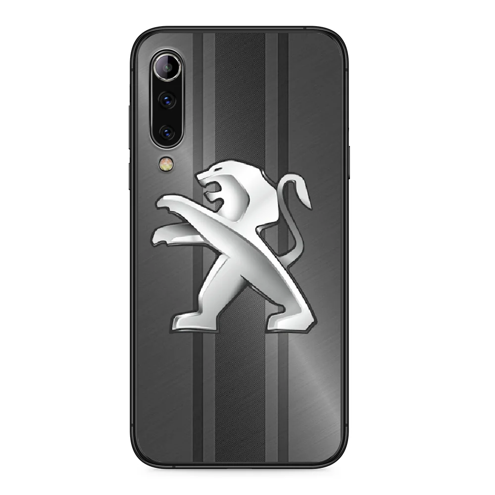 

Dongfeng Peugeot Car Brand Phone case For Xiaomi Mi note 10 A3 9 MAX 3 A2 8 9 Lite Pro ultra black hoesjes painting Etui pretty