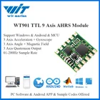 Датчик WitMotion WT901 TTL и I2C, 9 осей, Цифровой Угол + акселерометр + гироскоп + электронный компас MPU9250 на ПКAndroidMCU