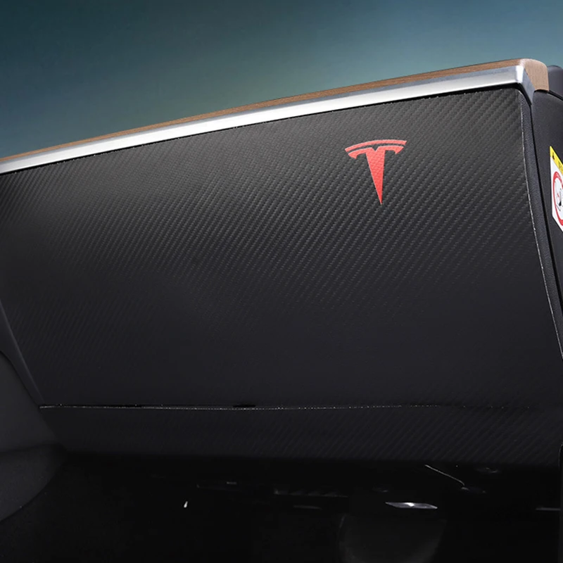 Защитный чехол для перчаток Tesla Model 3 из углеродного волокна и кожи | Автомобили