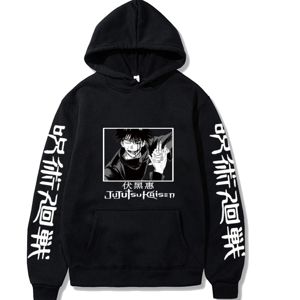 

Jujutsu Kaisen Hoodie Pullover Tops Man and Woman Anime Cloth
