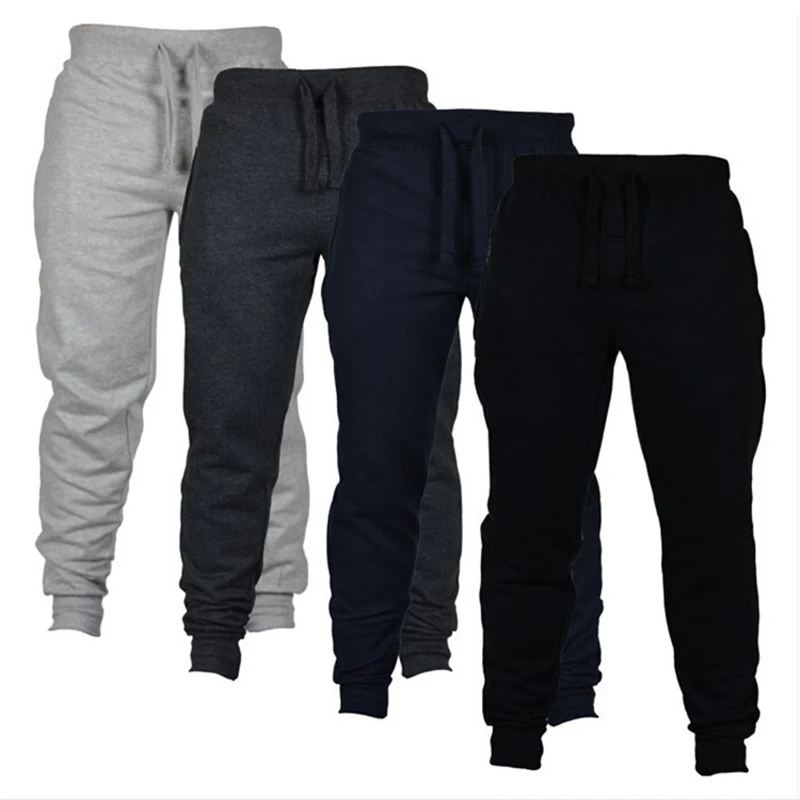 

Pants Solid Casual Sweatpants Trouser Workout Run Pants Plus Size 4XL Pants