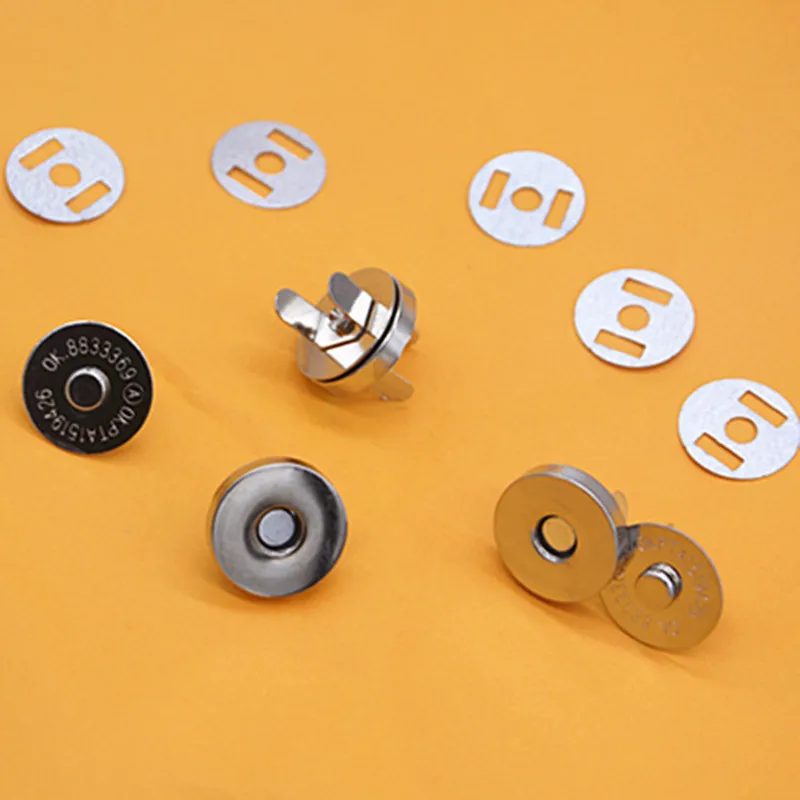 50 шт. бронзовые серебряные металлические магнитные кнопки для Diy сумок