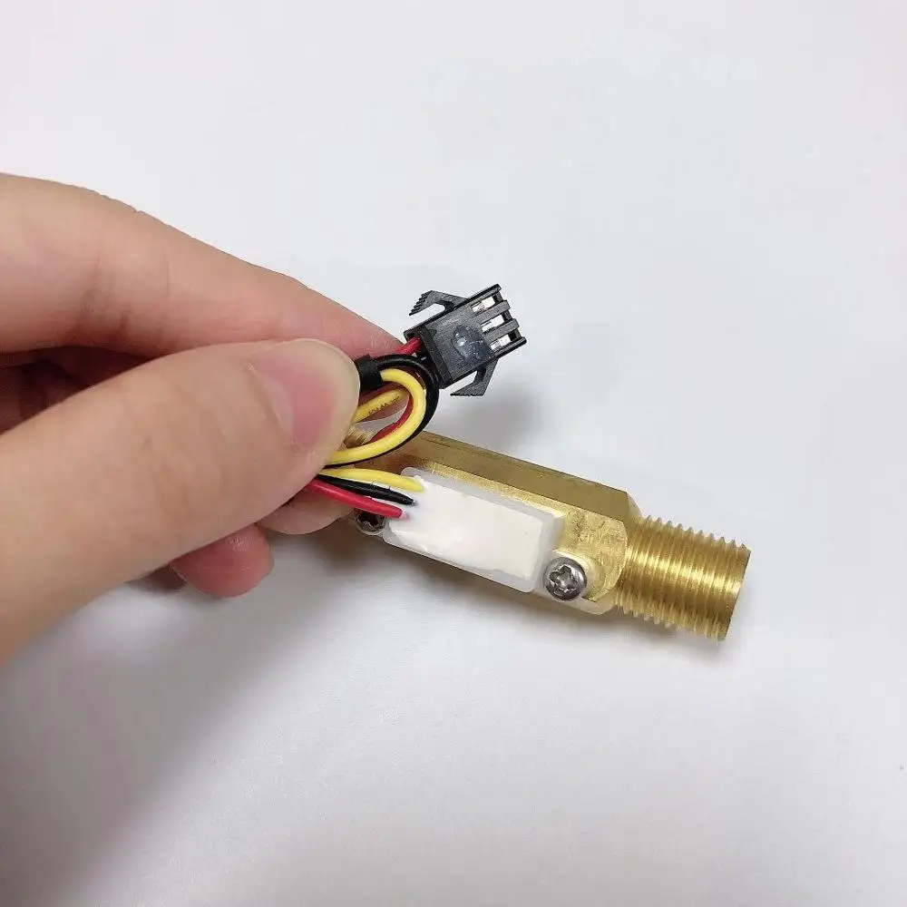 Лидер продаж совершенно новый латунный Мини G1/4 с эффектом холла Диапазон потока 0