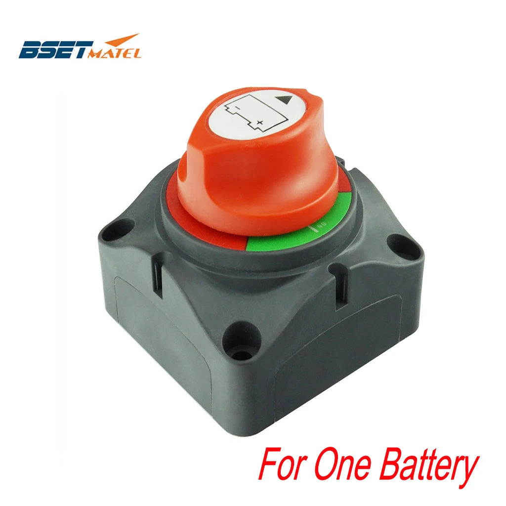 

Universal 12V/24V Battery Selector Isolator Master Switch Cutoff Cut Off Disconnect Power Kill Main Switch Marine Boat