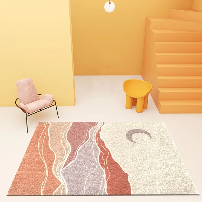 

Nordic Colorful Carpets For Living Room Home Soft Rugs For Bedroom Sofa Coffee Table Floor Mat Short Plush Cloakroom Area Rugs