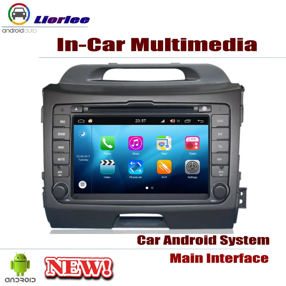 Автомобильный плеер для KIA Sportage (SL) / R 2010 2015 IPS ЖК экран GPS навигация система Android