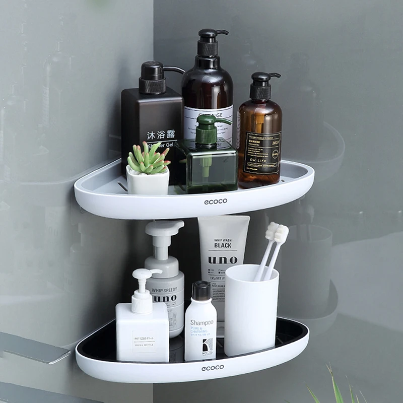 

Настенный органайзер для ванной комнаты и кухни, полка для комнаты отдыха, без отверстий, полки для хранения для ванной комнаты
