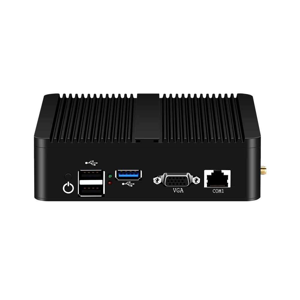 Мини ПК кулер 4 ядерный Celeron J1900 N2830 * Gigabit Ethernet LAN брандмауэр маршрутизатор Windows 10Ubuntu
