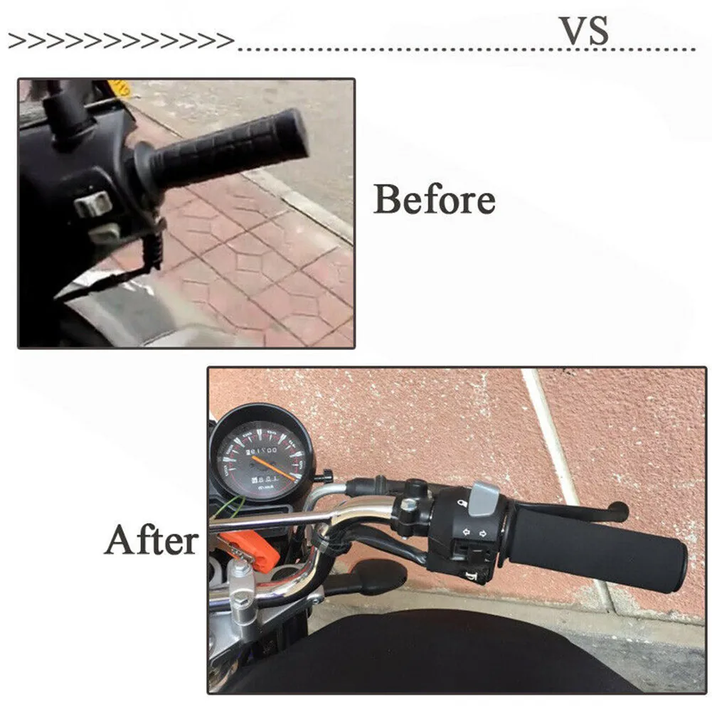 

Handle Covers Motorbike Motorcycle Grip Non-slip UV Resistant 2pcs Set