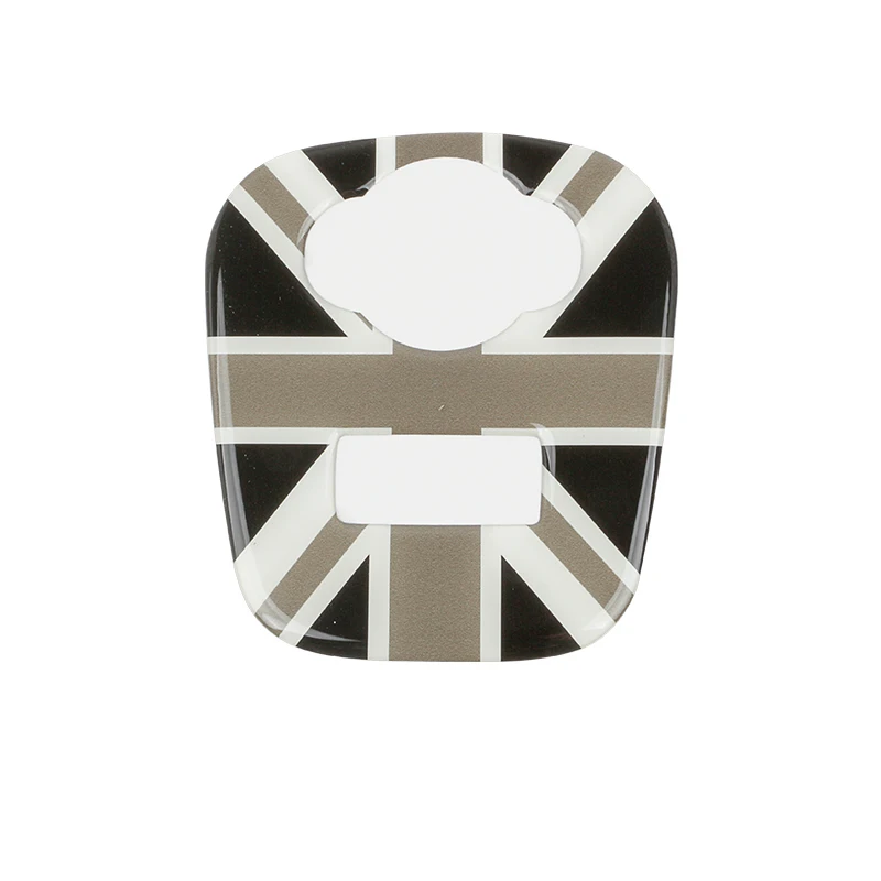 gray jack Union Jack AUX прикуриватель USB панель приборной панели 3D мягкая наклейка для Mini Cooper S F55 F56 F 56 автомобильные аксессуары - Название цвета: gray jack