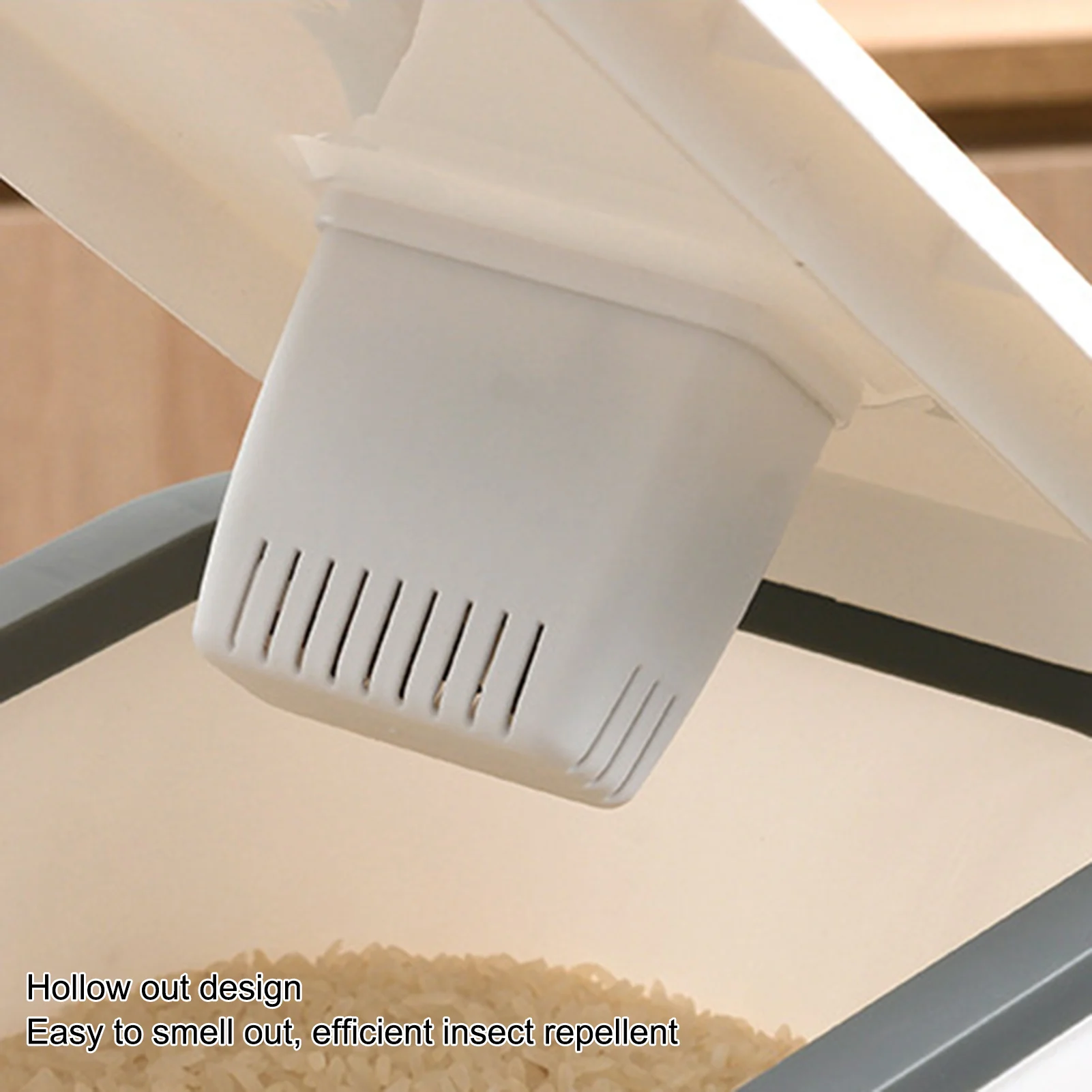 

12KG Sealed Rice Bucket Dispenser Box Transparent Visible Moisture Proof Grain Powder Boxes Storage Food Grain Rice Container