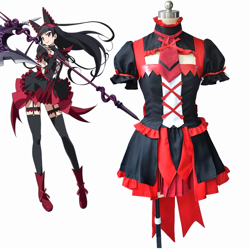 Платье с коротким рукавом для косплея ворота Рори Меркьюри аниме одежда суниформ