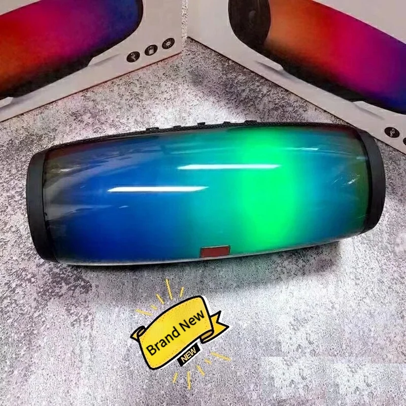 

5 Generation TWS Wireless Bluetooth Speaker Colorful LED Surround Speaker Portable Outdoor Smart Speaker Subwoofer Player Audio
