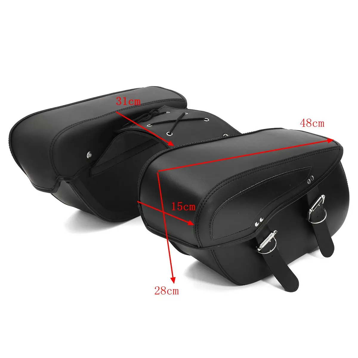 

Waterproof Motorcycle Saddlebag Leather Side Tool Pouch Luggage Storage Bag Universal For Honda/Yamaha/Suzuki/Boulevard C50t