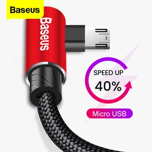 Кабель Baseus USB-Micro USB, 1м, 2м, цвет в ассортименте