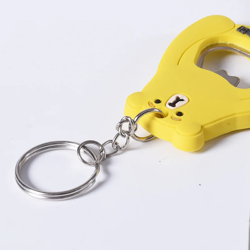 Мягкая открывалка для бутылок из ПВХ с мультяшным принтом Love резиновая