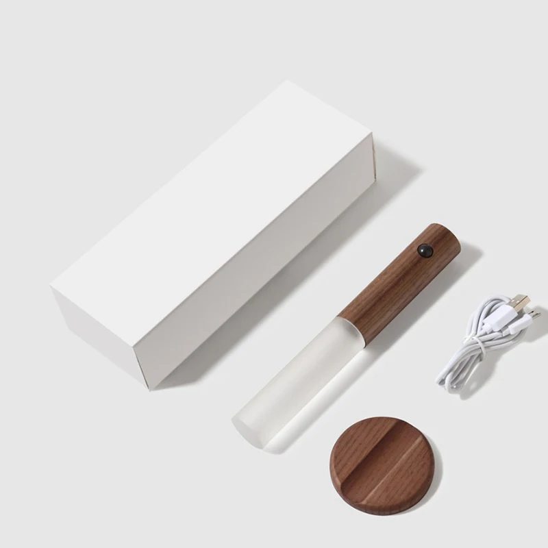 Умный разноцветное цели ночной Светильник зарядка через USB со встроенным ящиком