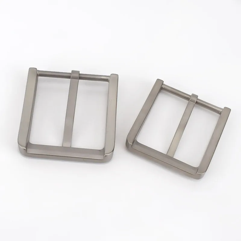 Meetee однотонные пряжки из чистого титана для ремня безвредные кожи мужчин джинсы