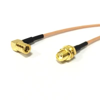 1pc sma female to smb female jack right angle rg316 rf coaxial cable pigtail adapter 15cm30cm50cm100cm