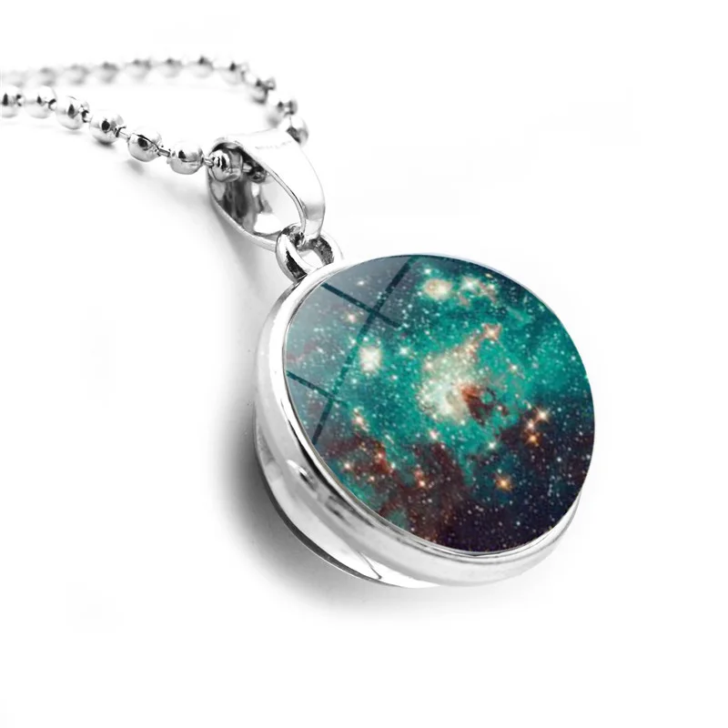 Мужское двухстороннее ожерелье с подвеской в виде стеклянного шара | Украшения и