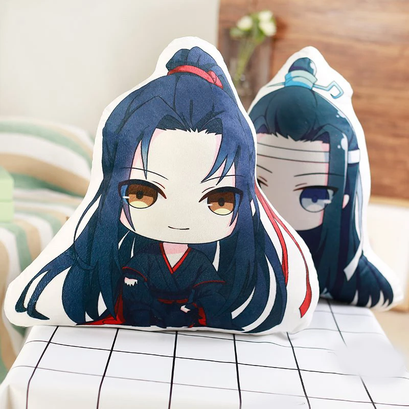 50 см большой мастер демонического культивирования Lan Wangji плюшевая кукла диванная