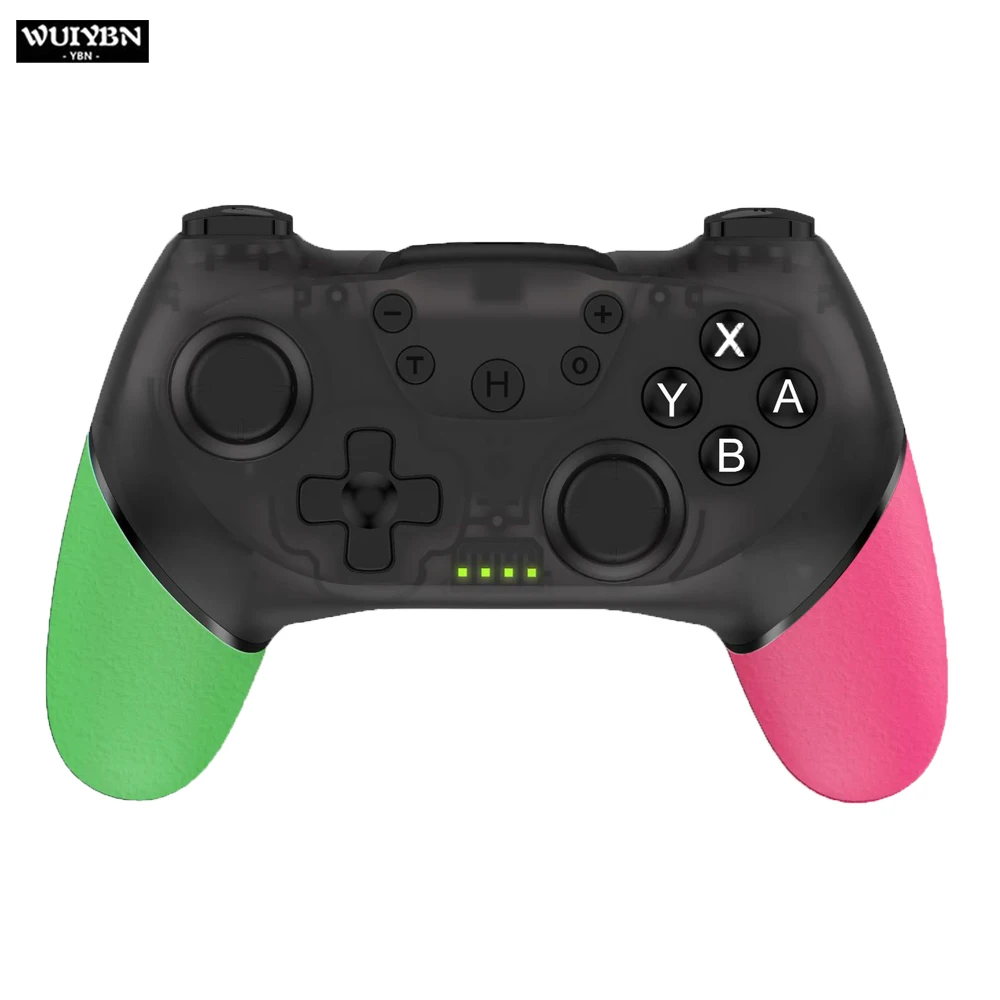 Green and Red WUIYBN геймпад NS беспроводной переключатель контроллер Bluetooth игровой джойстик с NFC для игровой машины nintendo Pro - Цвет: Green and Red