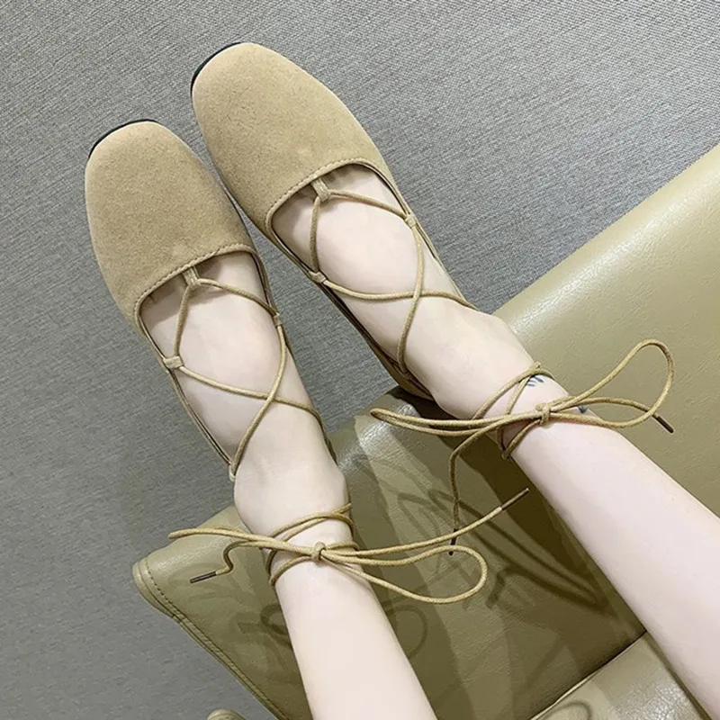 

Shoes Woman 2021 Elegant Modis Square Toe All-Match Casual Female Sneakers Flats New Cross Cute Summer Comfortable Dress Microfi
