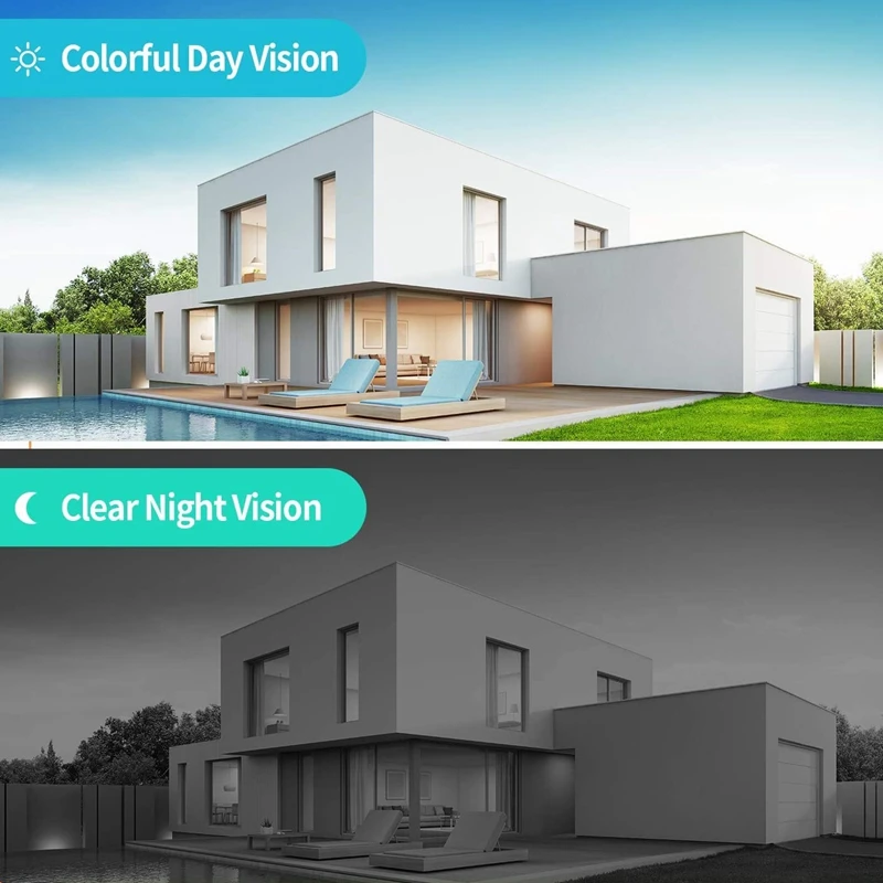 

1080P Wireless Security Camera System 8CH NVR 4Pcs 2MP 1080P Night Vision WiFi IP Camera Waterproof Motion Alert EU Plug