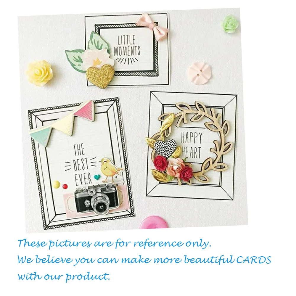 12 шт./лот новые листья венка деревянная форма DIY Скрапбукинг ремесла продукты