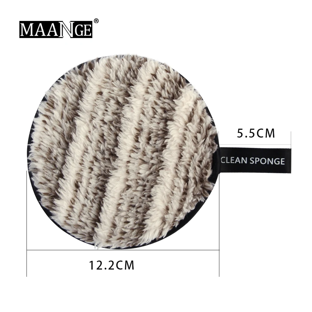 1 шт. губка для удаления макияжа стирающая очищающая хлопковое хлопывание