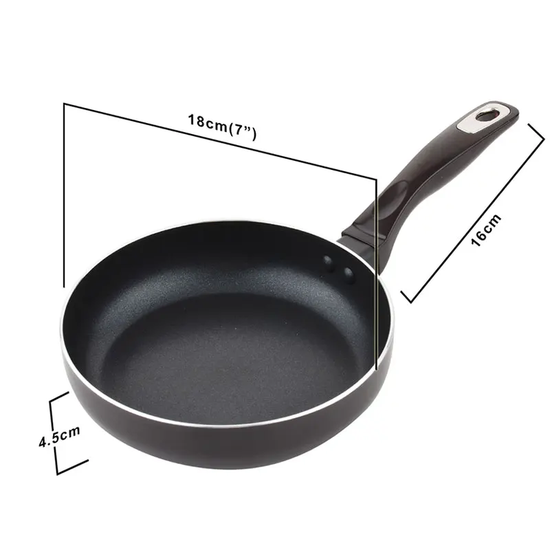 7 дюймовая маленькая сковорода для яиц кастрюля стейка антипригарная жарки